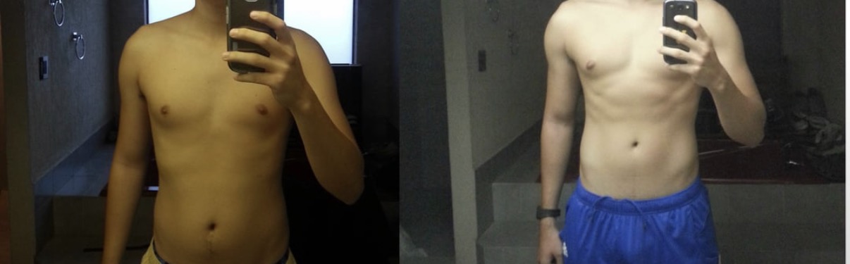 Client transformation - muscle gain