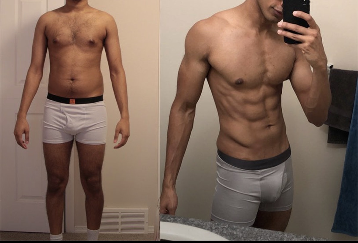 Client transformation - lean muscle